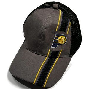 Main Gate Indiana‎ Pacers NBA Basketball Snapback Trucker Hat Lucas Oil Gray